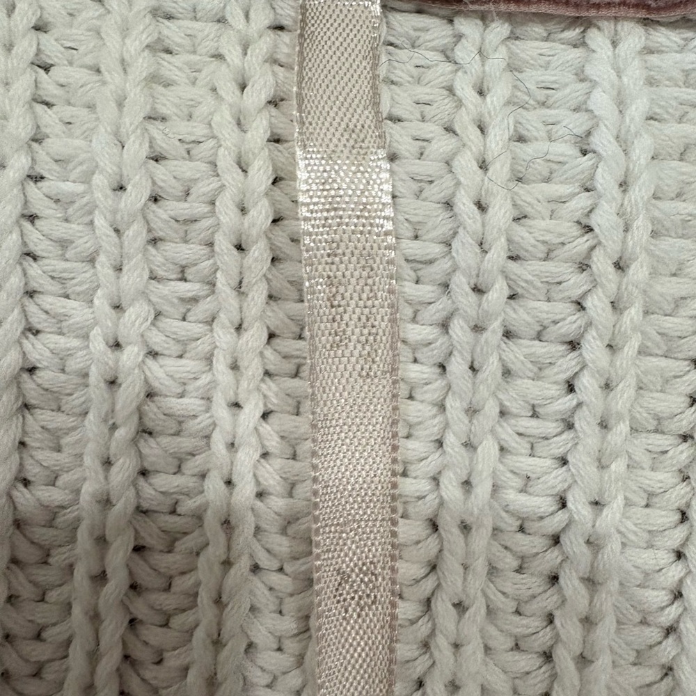 Free people cropped sweater white knit xs - Picture 4 of 4
